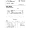KENWOOD KRC666KH4 Manual de Servicio