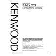KENWOOD KAC723 Manual de Usuario