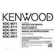 KENWOOD KDCX711 Manual de Usuario