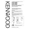 KENWOOD UD502 Manual de Usuario