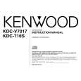KENWOOD KDCV7017 Manual de Usuario