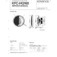 KENWOOD KFCHQ160 Manual de Servicio