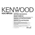 KENWOOD KDCMP222 Manual de Usuario