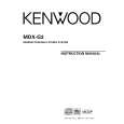 KENWOOD MDX-G3 Manual de Usuario