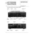KENWOOD KA3020SE Manual de Servicio