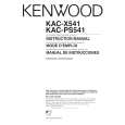 KENWOOD KACPS541 Manual de Usuario