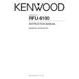 KENWOOD RFU6100 Manual de Usuario