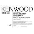 KENWOOD KRC435 Manual de Usuario