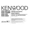 KENWOOD KDC225 Manual de Usuario