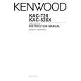 KENWOOD KAC726 Manual de Usuario