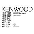 KENWOOD KRC-194G Manual de Usuario