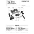 KENWOOD RC2000 Manual de Servicio