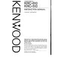 KENWOOD KRC510 Manual de Usuario