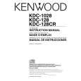 KENWOOD KDC128CR Manual de Usuario