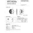 KENWOOD KFCHQ165 Manual de Servicio
