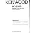 KENWOOD RCR0905 Manual de Usuario