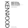 KENWOOD MIDI M-959 Manual de Usuario