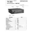 KENWOOD TK885 Manual de Servicio