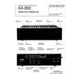 KENWOOD KA892 Manual de Servicio