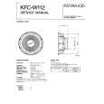 KENWOOD KFCW112 Manual de Servicio