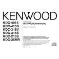 KENWOOD KDC4015 Manual de Usuario