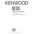 KENWOOD XDA41 Manual de Usuario