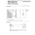 KENWOOD RS520W Manual de Servicio