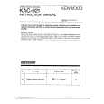 KENWOOD KAC921 Manual de Usuario