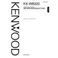 KENWOOD KX-W6020 Manual de Usuario