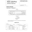 KENWOOD KDC226PH4 Manual de Servicio