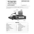 KENWOOD TK981 Manual de Servicio