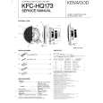 KENWOOD KFCHQ173 Manual de Servicio