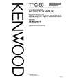 KENWOOD TRC80 Manual de Usuario