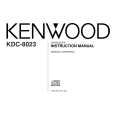 KENWOOD KDC-8023 Manual de Usuario