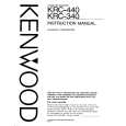 KENWOOD KRC440 Manual de Usuario