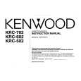 KENWOOD KRC602 Manual de Usuario
