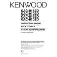 KENWOOD KAC9102D Manual de Usuario