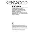 KENWOOD KAC8401 Manual de Usuario