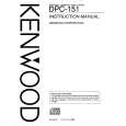 KENWOOD DPC151 Manual de Usuario