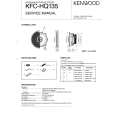 KENWOOD KFCHQ135 Manual de Servicio