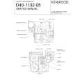 KENWOOD D40113205 Manual de Servicio