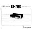 KENWOOD KR-7600 Manual de Usuario