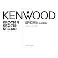 KENWOOD KRC-689 Manual de Usuario