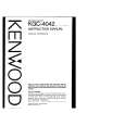 KENWOOD KGC4042 Manual de Usuario