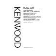 KENWOOD KAC-721 Manual de Usuario