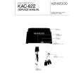 KENWOOD KAC622 Manual de Usuario