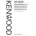 KENWOOD GE900W Manual de Usuario