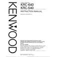 KENWOOD KRC640 Manual de Usuario