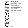 KENWOOD KGC6042 Manual de Usuario