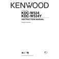 KENWOOD KDC-W534Y Manual de Usuario